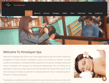 Tablet Screenshot of himalayanbodycare.com